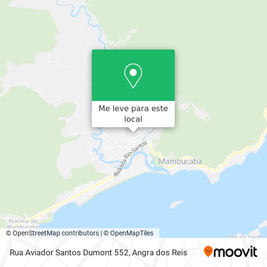 Rua Aviador Santos Dumont 552 mapa