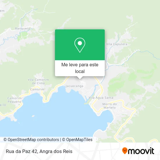 Rua da Paz 42 mapa