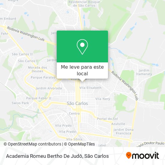 Academia Romeu Bertho De Judô mapa