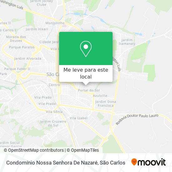 Condomínio Nossa Senhora De Nazaré mapa