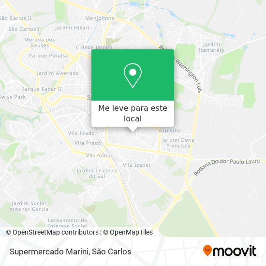 Supermercado Marini mapa