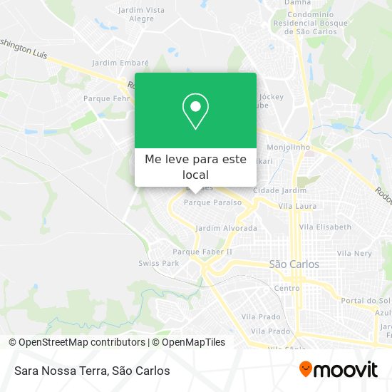 Sara Nossa Terra mapa