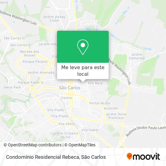 Condomínio Residencial Rebeca mapa