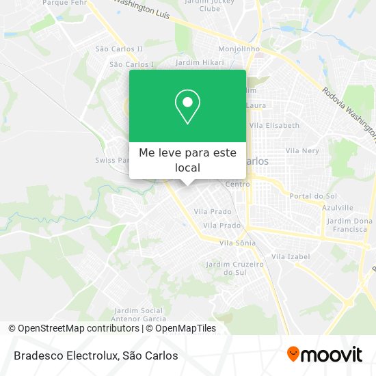 Bradesco Electrolux mapa