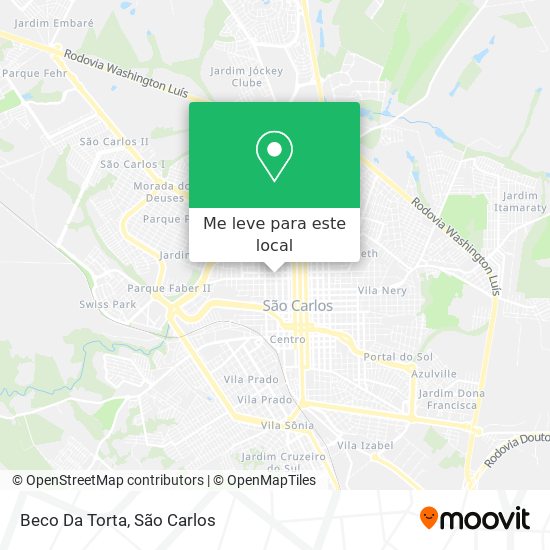 Beco Da Torta mapa