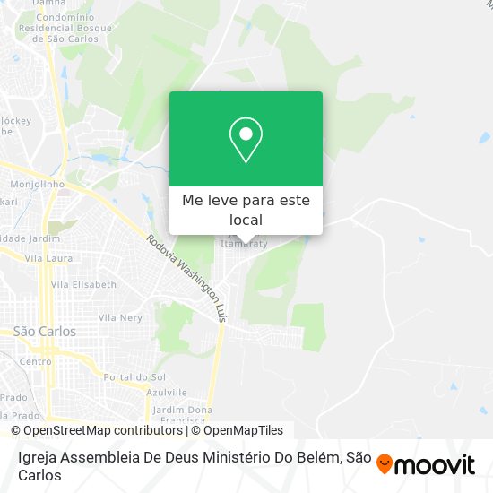 Igreja Assembleia De Deus Ministério Do Belém mapa
