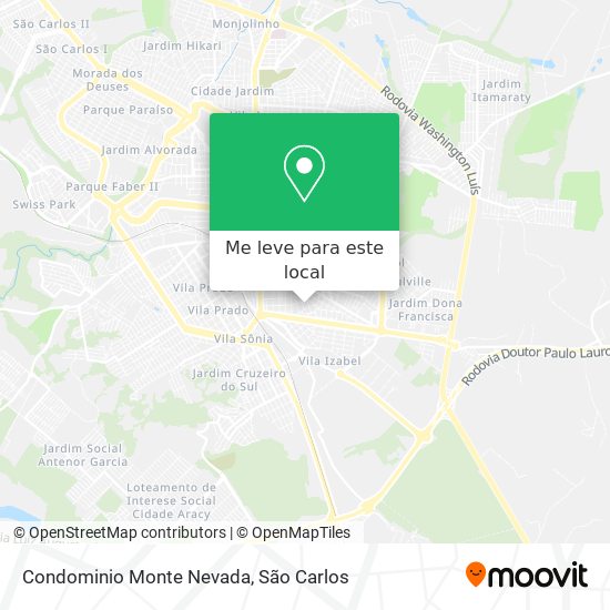 Condominio Monte Nevada mapa