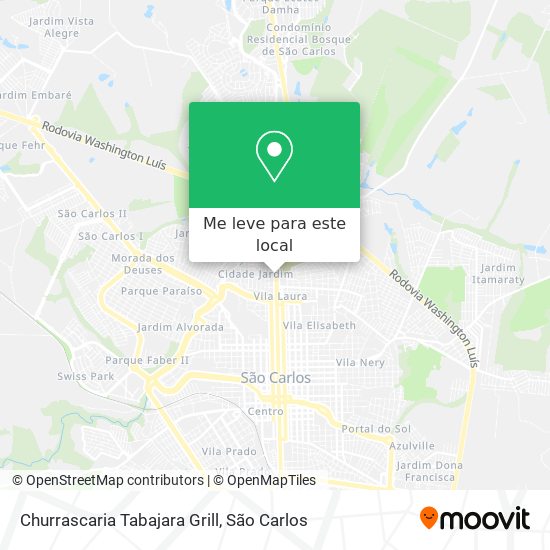 Churrascaria Tabajara Grill mapa