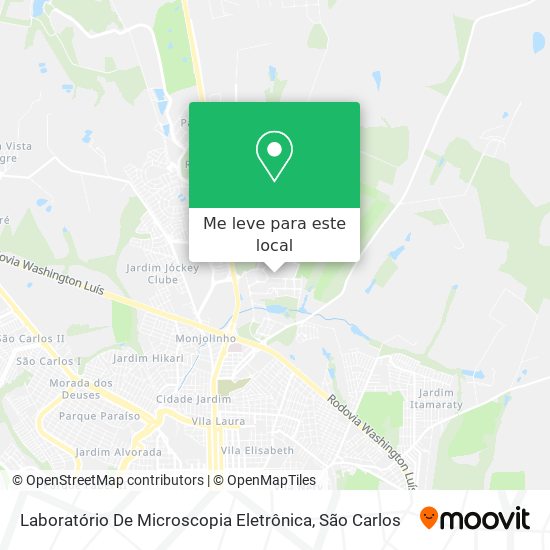 Laboratório De Microscopia Eletrônica mapa