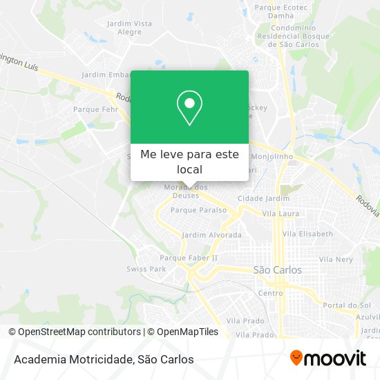 Academia Motricidade mapa