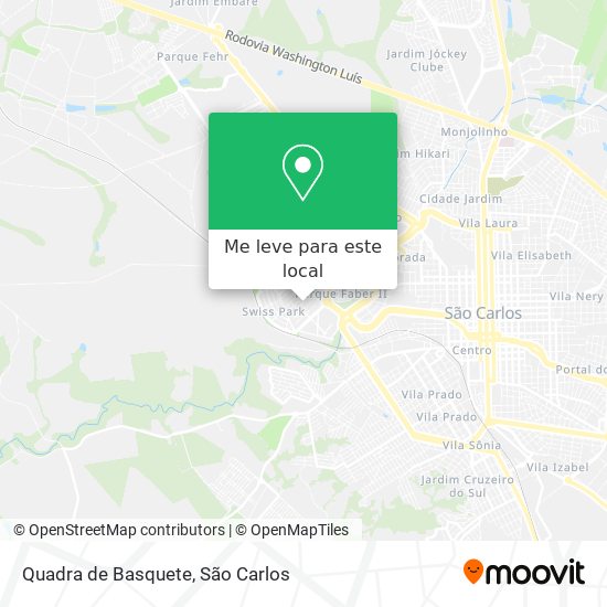 Quadra de Basquete mapa