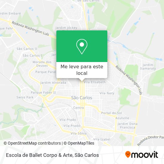 Escola de Ballet Corpo & Arte mapa