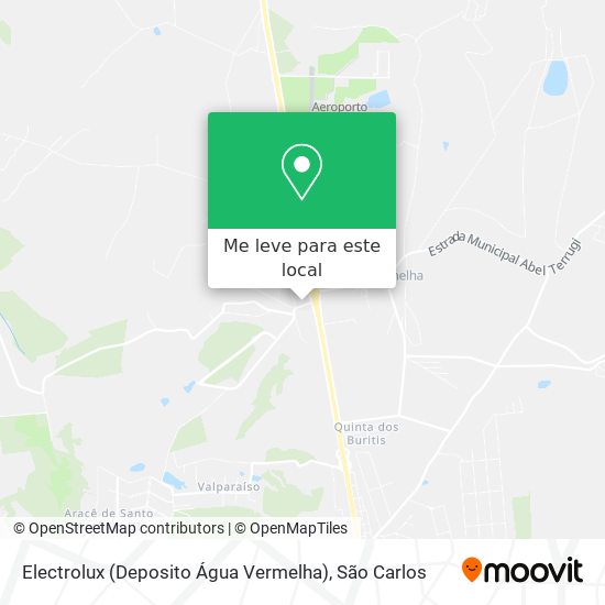 Electrolux (Deposito Água Vermelha) mapa