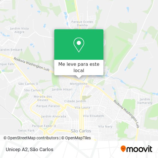 Unicep A2 mapa