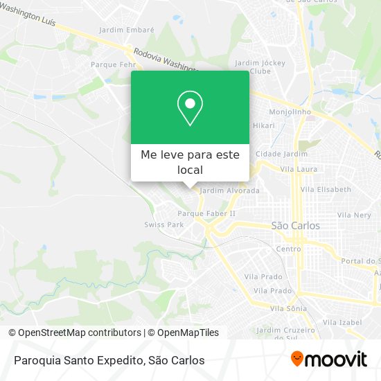Paroquia Santo Expedito mapa