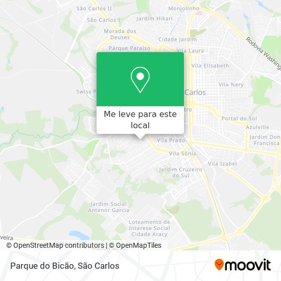 Parque do Bicão mapa