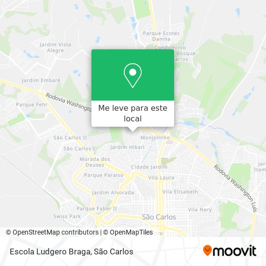 Escola Ludgero Braga mapa