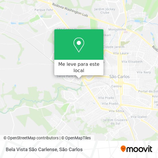 Bela Vista São Carlense mapa