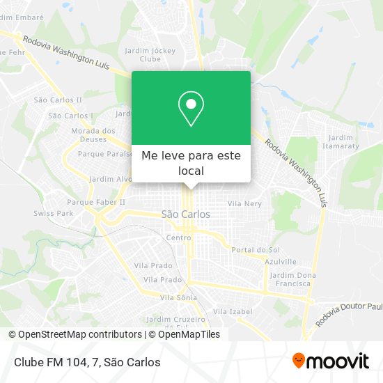 Clube FM 104, 7 mapa