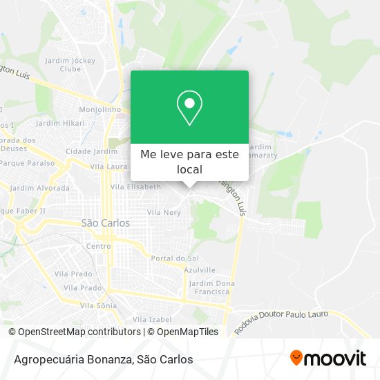 Agropecuária Bonanza mapa