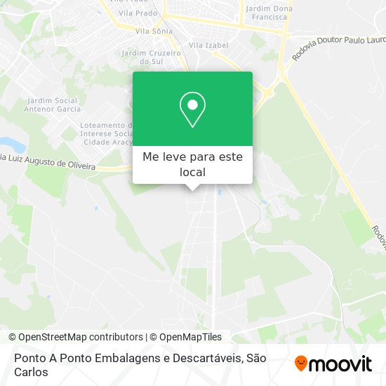 Ponto A Ponto Embalagens e Descartáveis mapa
