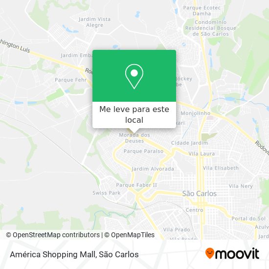 América Shopping Mall mapa