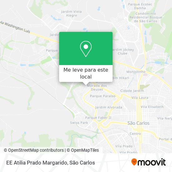 EE Atilia Prado Margarido mapa