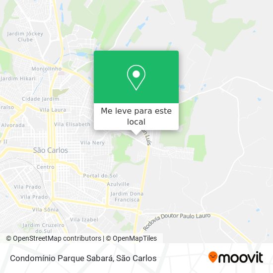 Condomínio Parque Sabará mapa