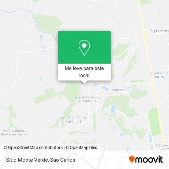 Sítio Monte Verde mapa