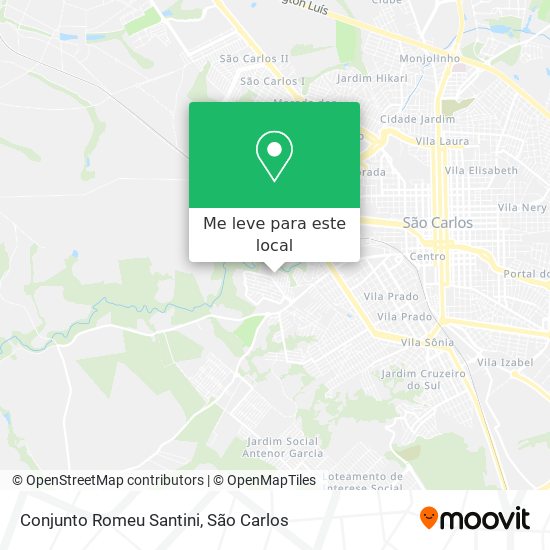Conjunto Romeu Santini mapa