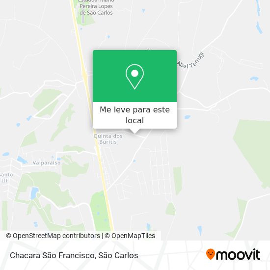 Chacara São Francisco mapa