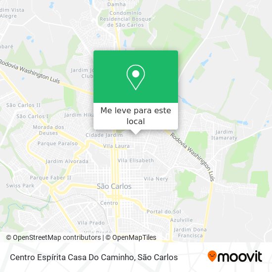 Centro Espírita Casa Do Caminho mapa