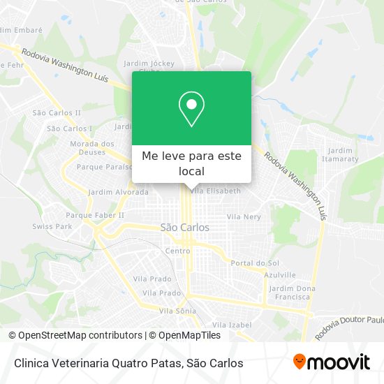 Clinica Veterinaria Quatro Patas mapa
