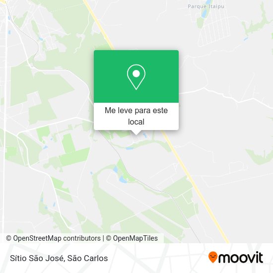 Sítio São José mapa