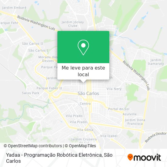 Yadaa - Programação Robótica Eletrônica mapa