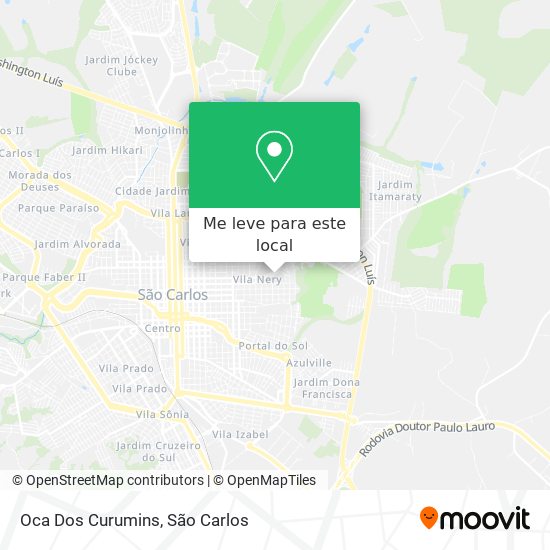 Oca Dos Curumins mapa