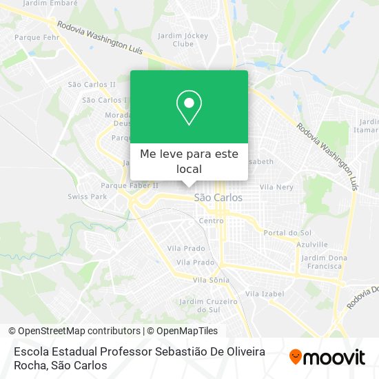 Escola Estadual Professor Sebastião De Oliveira Rocha mapa