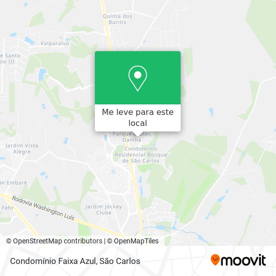 Condomínio Faixa Azul mapa