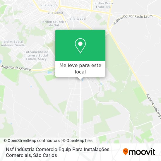 Nsf Indústria Comércio Equip Para Instalações Comerciais mapa