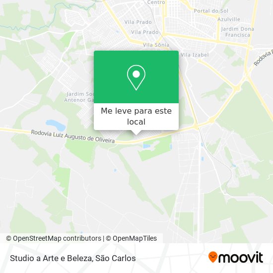 Studio a Arte e Beleza mapa