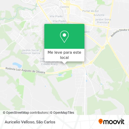 Auricelio Velloso mapa