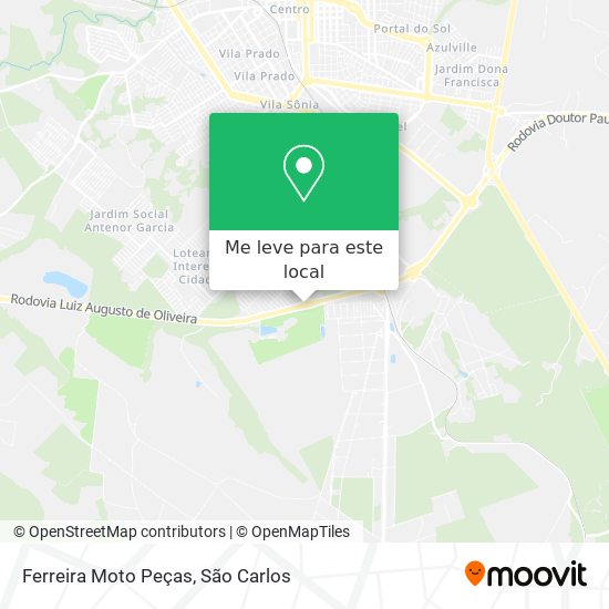 Ferreira Moto Peças mapa