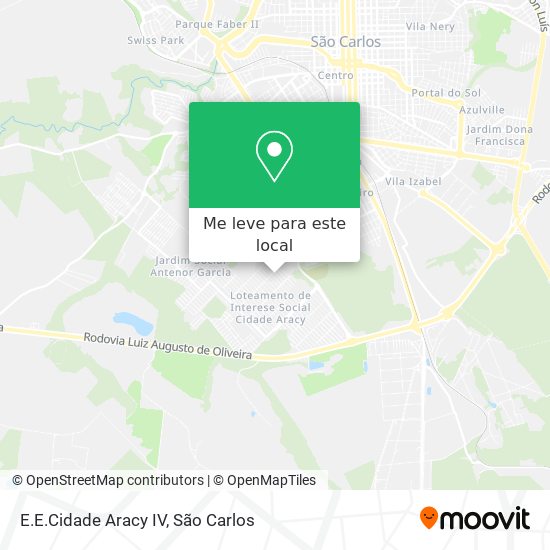 E.E.Cidade Aracy IV mapa