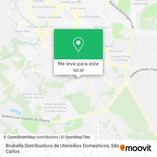 Brubella Distribuidora de Utensilios Domesticos mapa