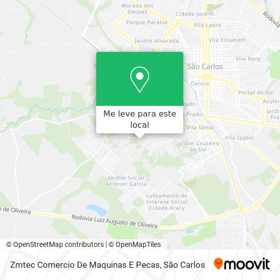 Zmtec Comercio De Maquinas E Pecas mapa