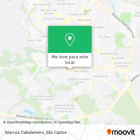 Marcos Cabeleireiro mapa