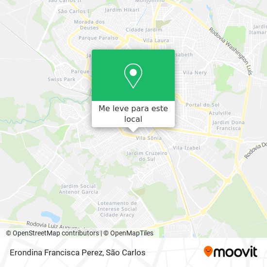 Erondina Francisca Perez mapa
