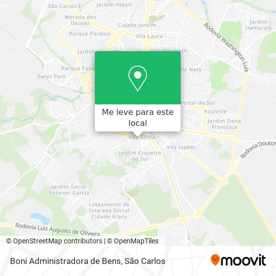 Boni Administradora de Bens mapa