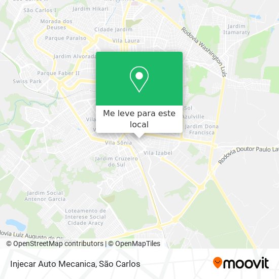 Injecar Auto Mecanica mapa
