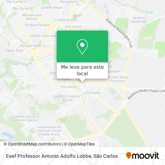 Eeef Professor Antonio Adolfo Lobbe mapa